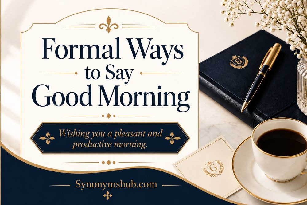 Formal Ways to Say Good Morning
