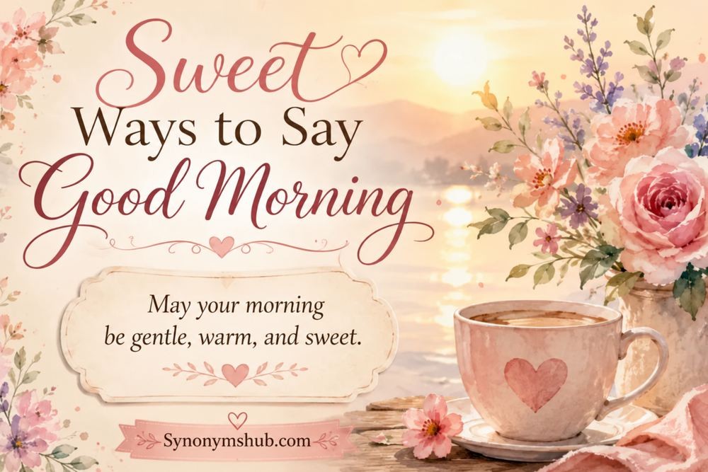 Sweet Ways to Say Good Morning