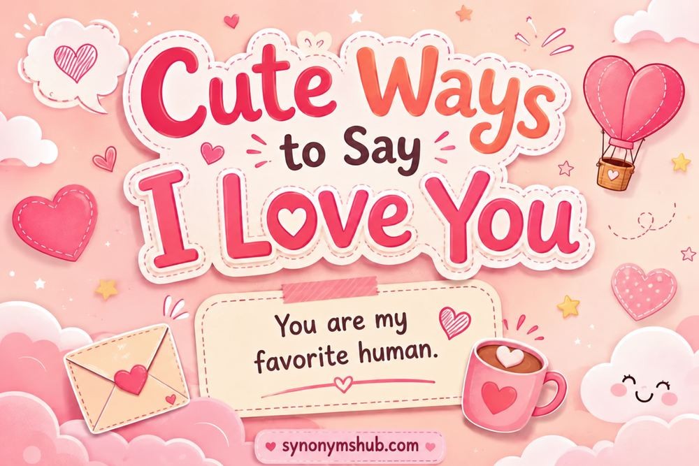Cute Ways to Say I Love You