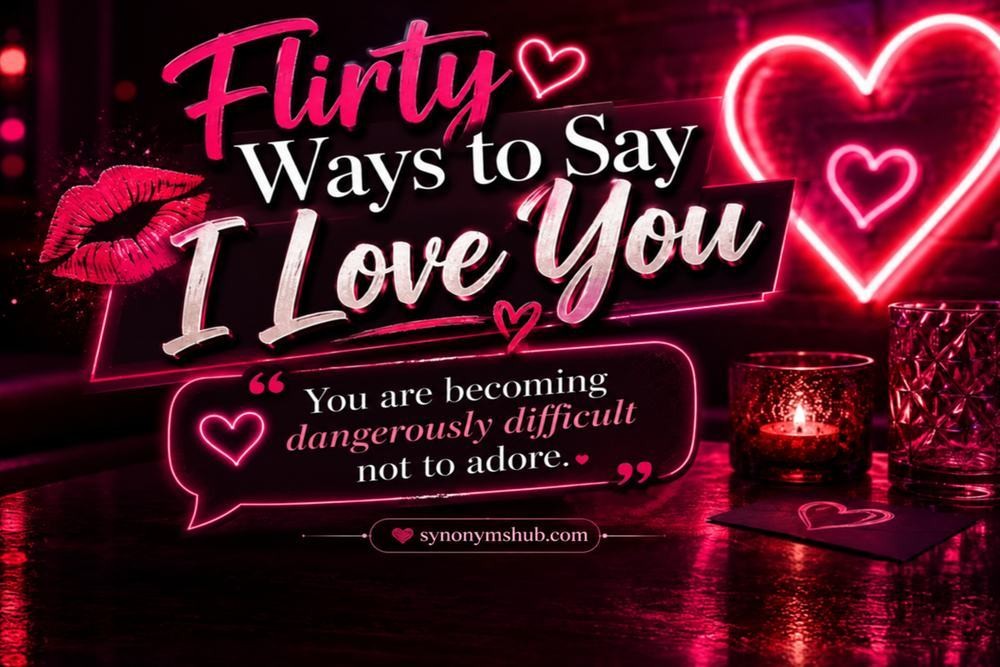 Flirty Ways to Say I Love You