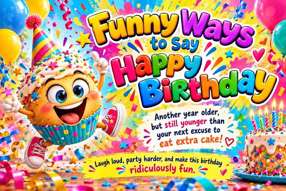 Funny Ways to Say Happy Birthday