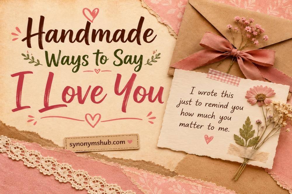 Handmade Ways to Say I Love You