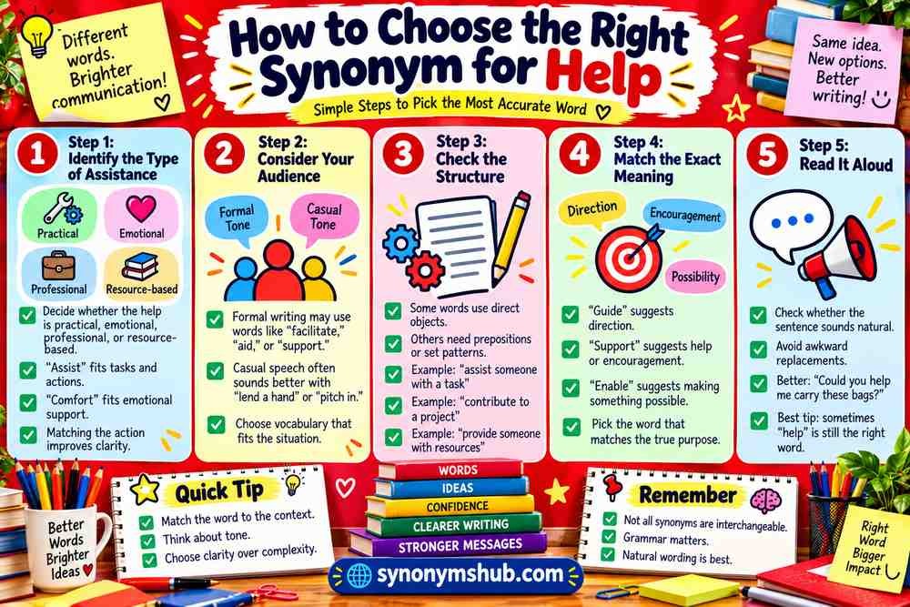 How to Choose the Right Synonym for Help
