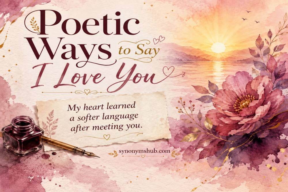 Poetic Ways to Say I Love You