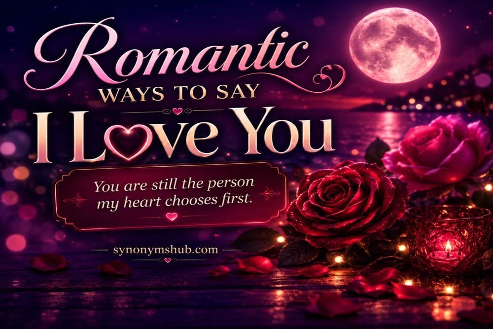 Romantic Ways to Say I Love You