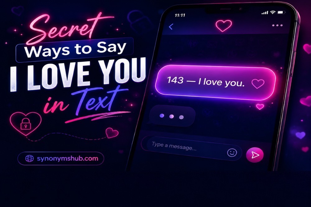 Secret Ways to Say I Love You in Text