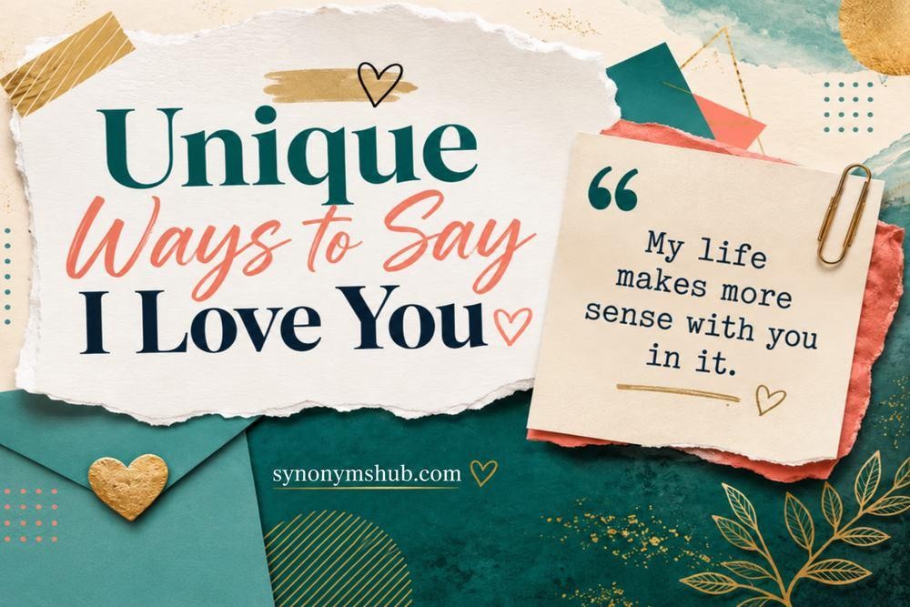 Unique Ways to Say I Love You